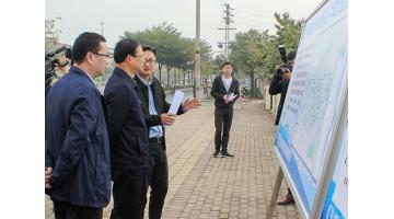 南宁市委副书记冯学军调研幸运传世黑臭水体治理项目