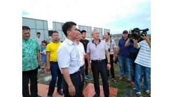 北海市委书记王乃学调研幸运传世矿坑生态修复项目