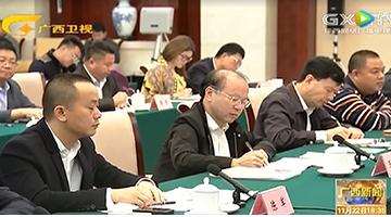 幸运传世董事长王双飞参加广西民营企业座谈会