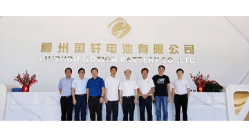 幸运传世创始人王双飞院士团队走进柳州国轩调研